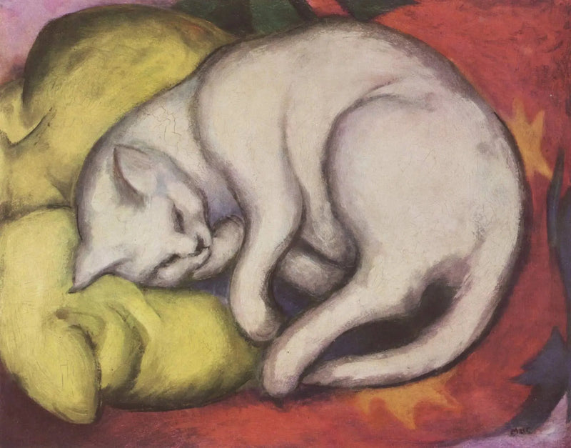 Den vita katten - Franz Marc