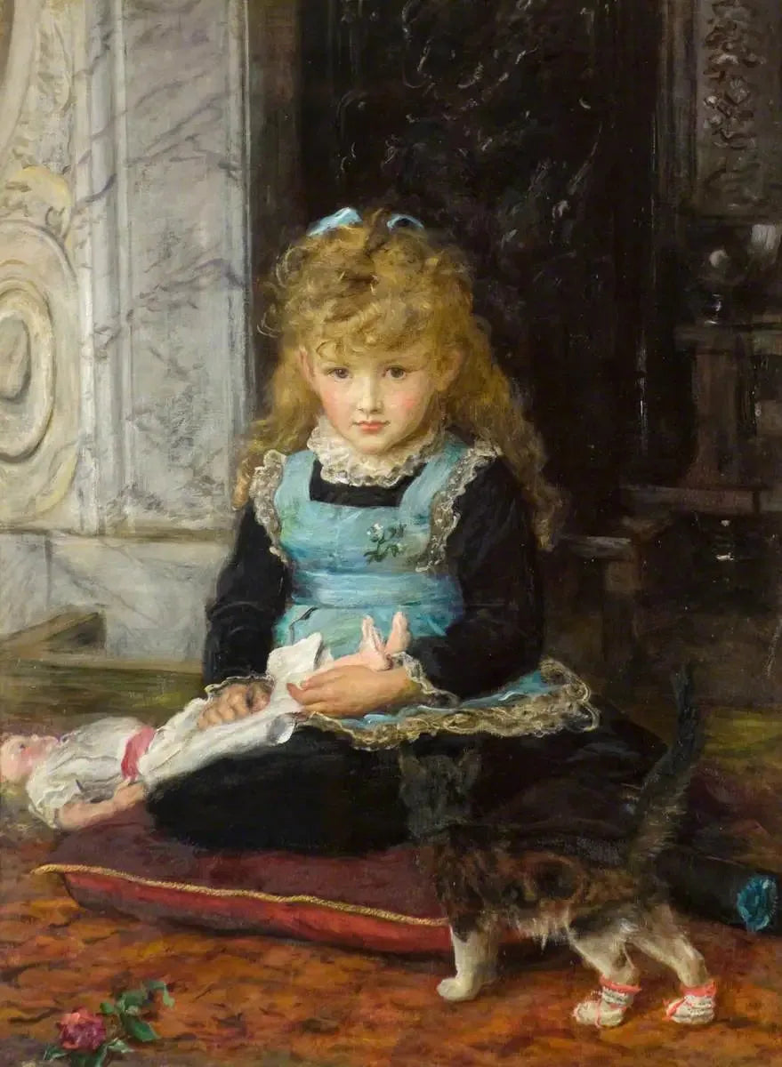 Den tufsade katten - John Everett Millais