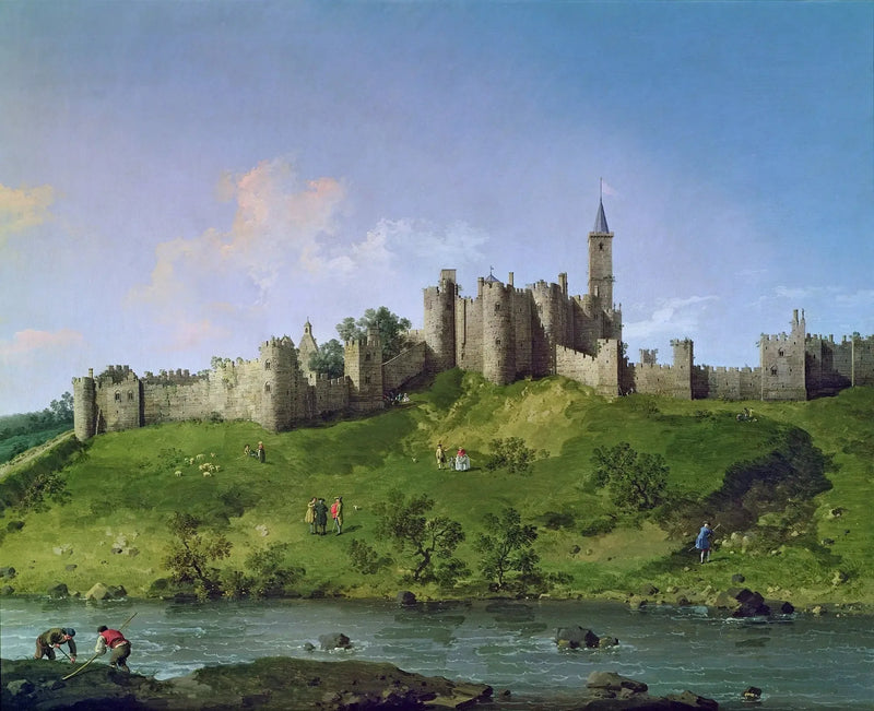 Alnwick slott - Canaletto