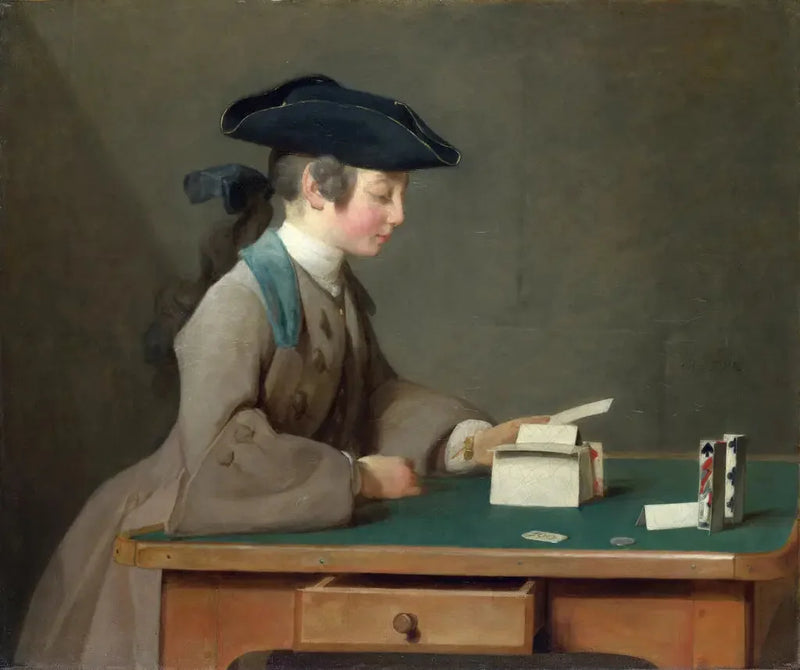 Kortspelsslottet - Jean Siméon Chardin