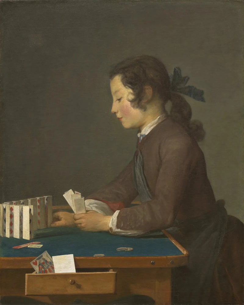 Kortspelsslottet - Jean Siméon Chardin