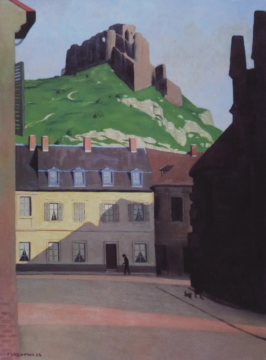 Château Gaillard och Place des Andelys - Félix Vallotton