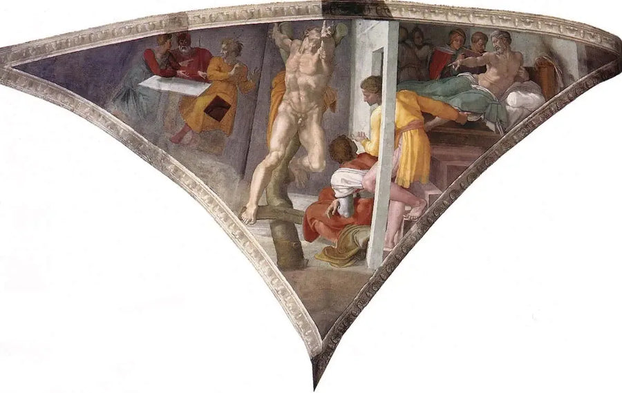 Hamans straff - Michelangelo