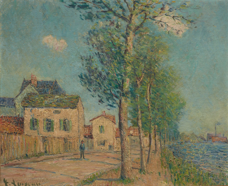 Vägen vid floden - Gustave Loiseau