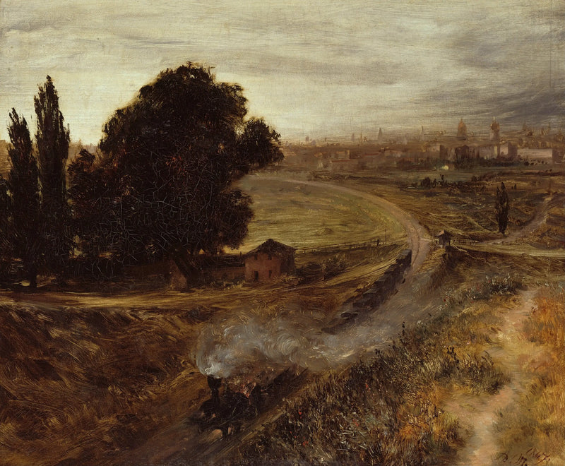 Berlín-Potsdam järnväg - Adolph von Menzel