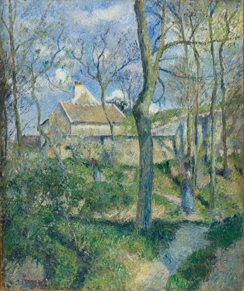 De fattigas väg, Pontoise - Camille Pissarro