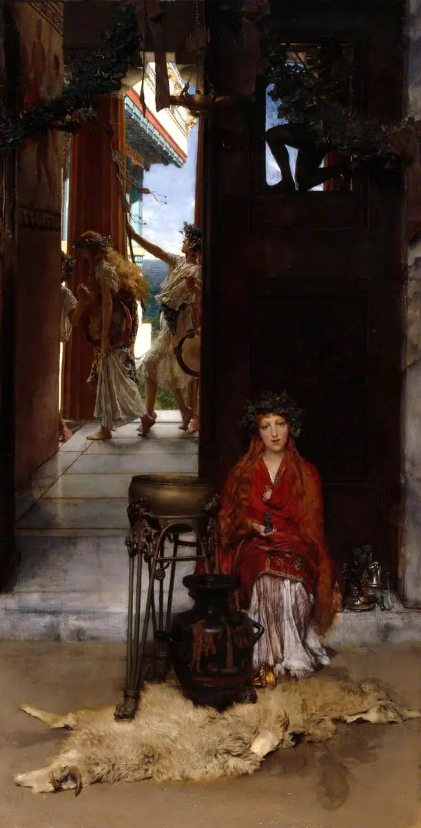 Temvägen - Lawrence Alma-Tadema
