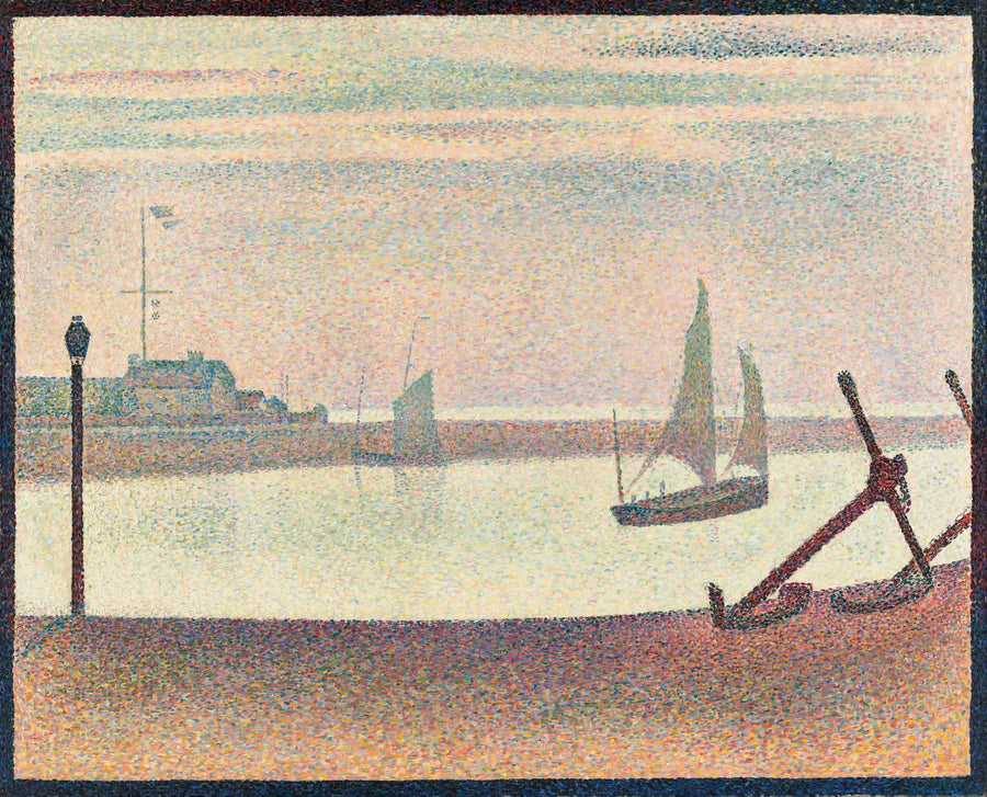 Kanalen i Gravelines, en kväll - Georges Seurat