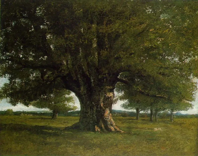 Eketrädet i Flagey - Gustave Courbet