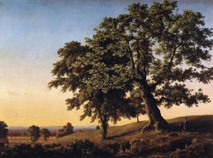 Eken från Charte - Frederic Edwin Church