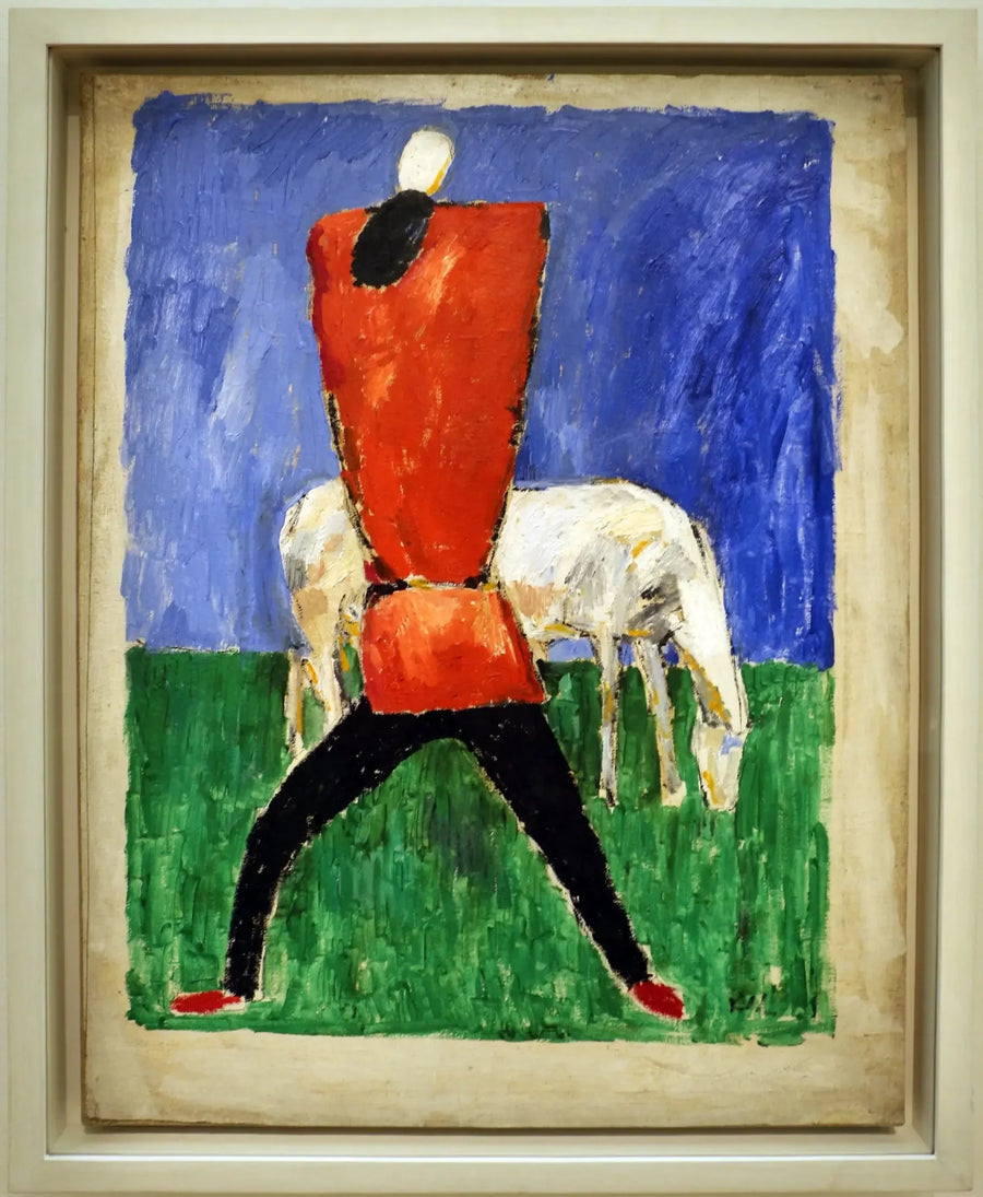 Den vita hästen - Kazimir Malevich