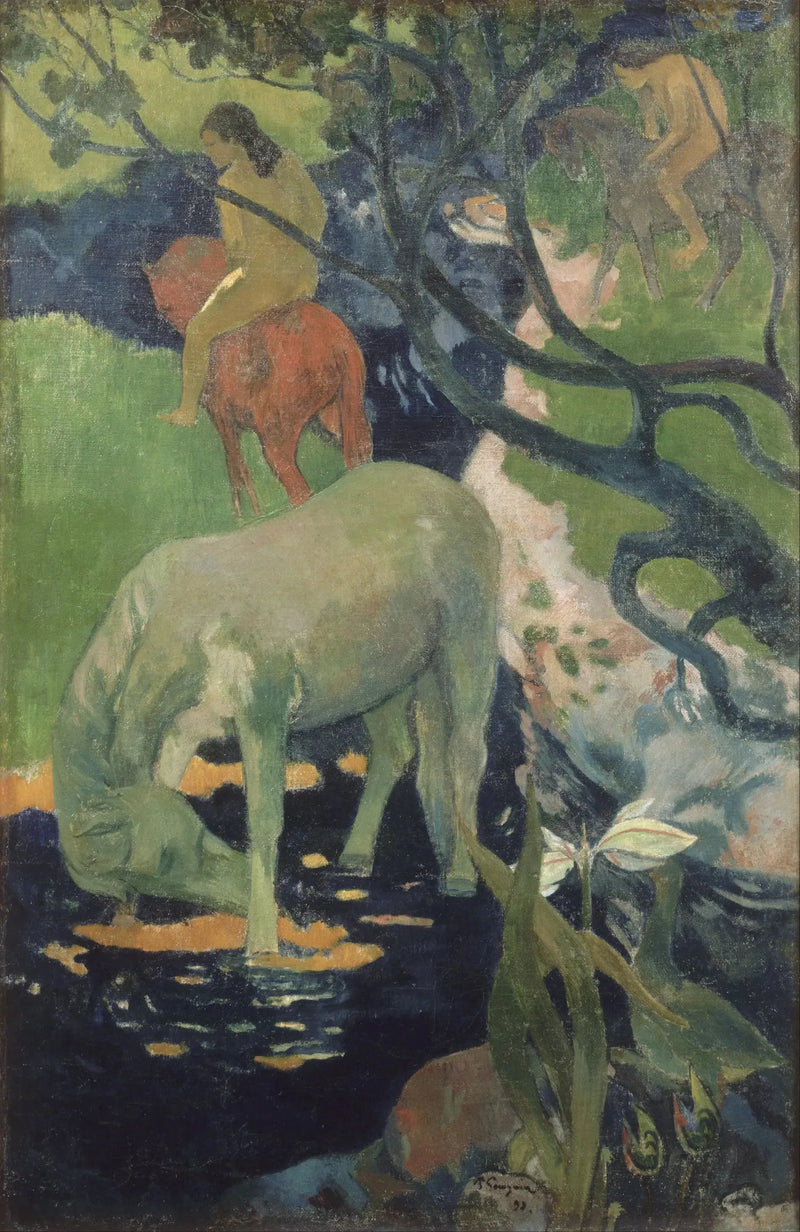 Den vita hästen - Paul Gauguin