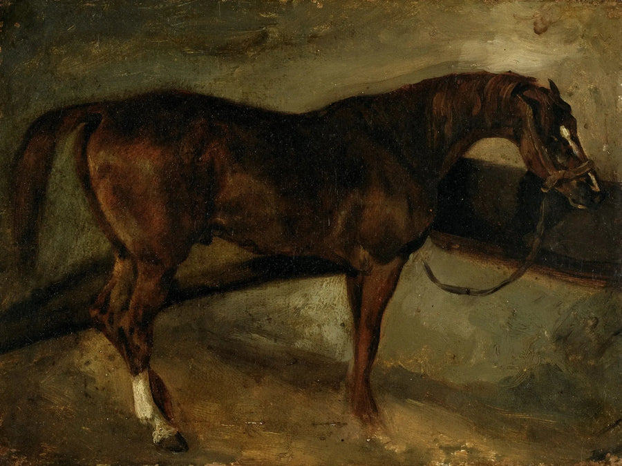 Den bruna hästen - Théodore Géricault