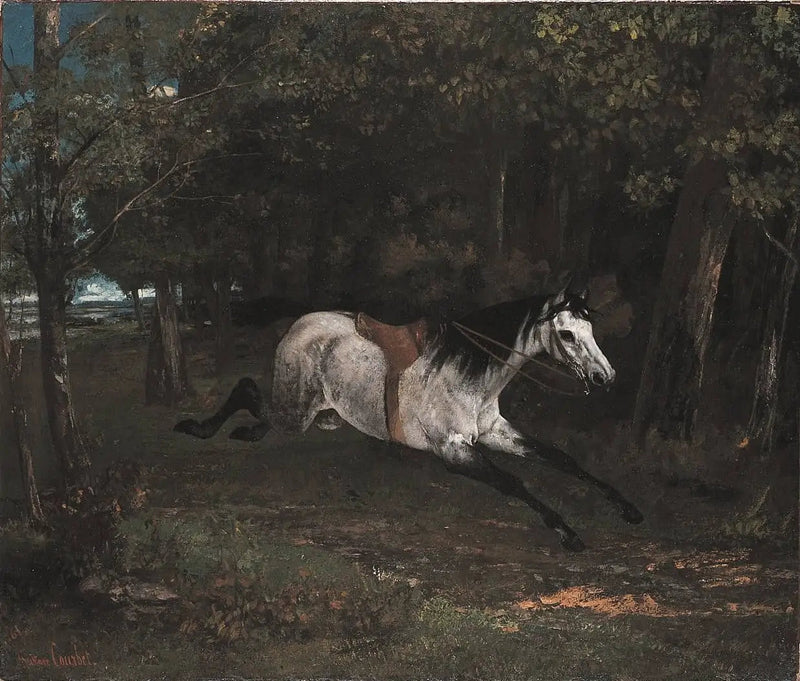 Den stulna hästen - Gustave Courbet