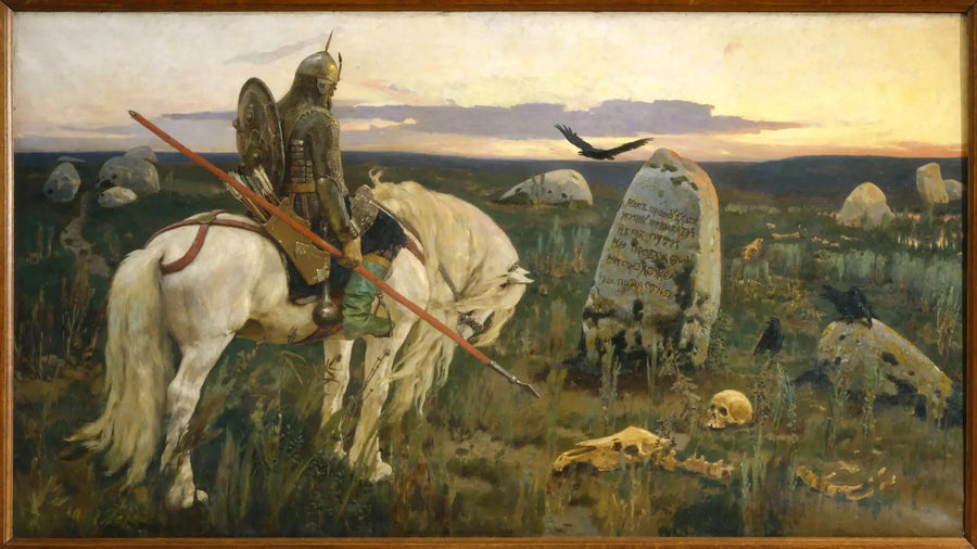 Riddaren vid korsvägen - Viktor Vasnetsov