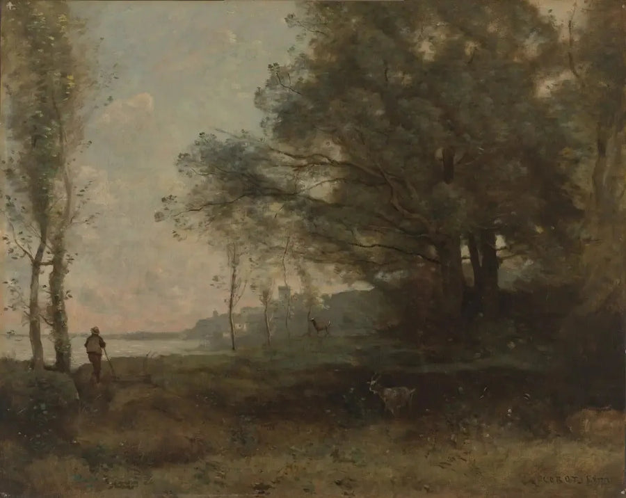 Geten vid viken - Jean-Baptiste Camille Corot