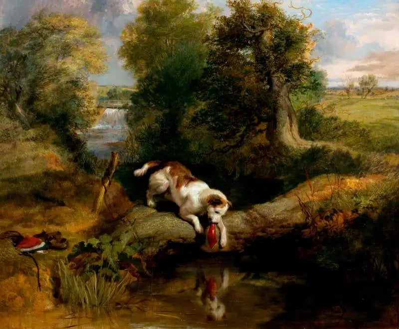 Hunden och skuggan - Edwin Henry Landseer