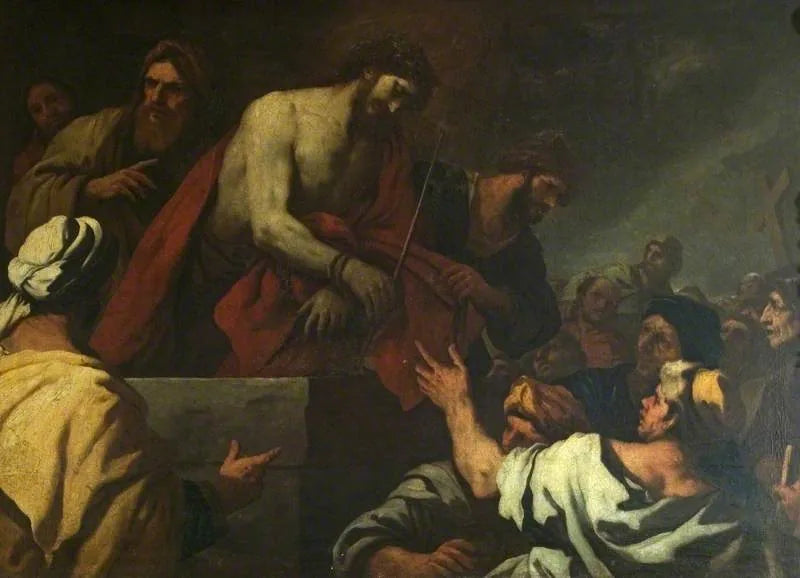 Kristus ledde till Golgata - Luca Giordano