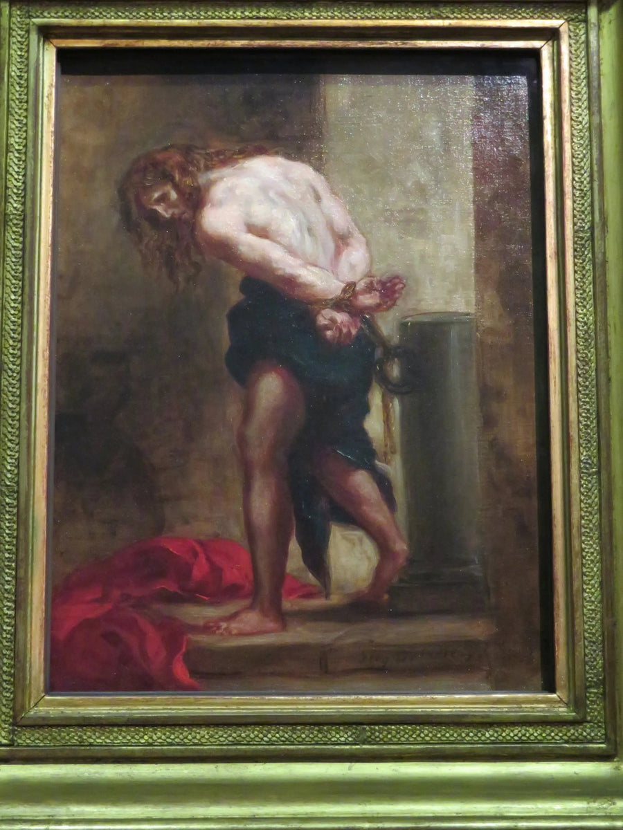 Kristus vid pelaren - Eugène Delacroix