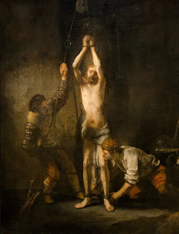 Kristus vid pelaren - Rembrandt