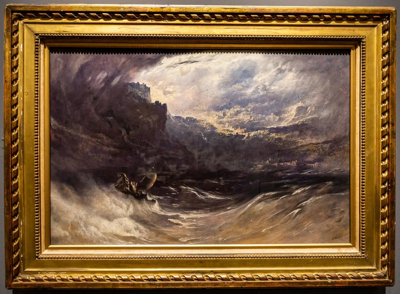 Kristus lugnar stormen - John Martin