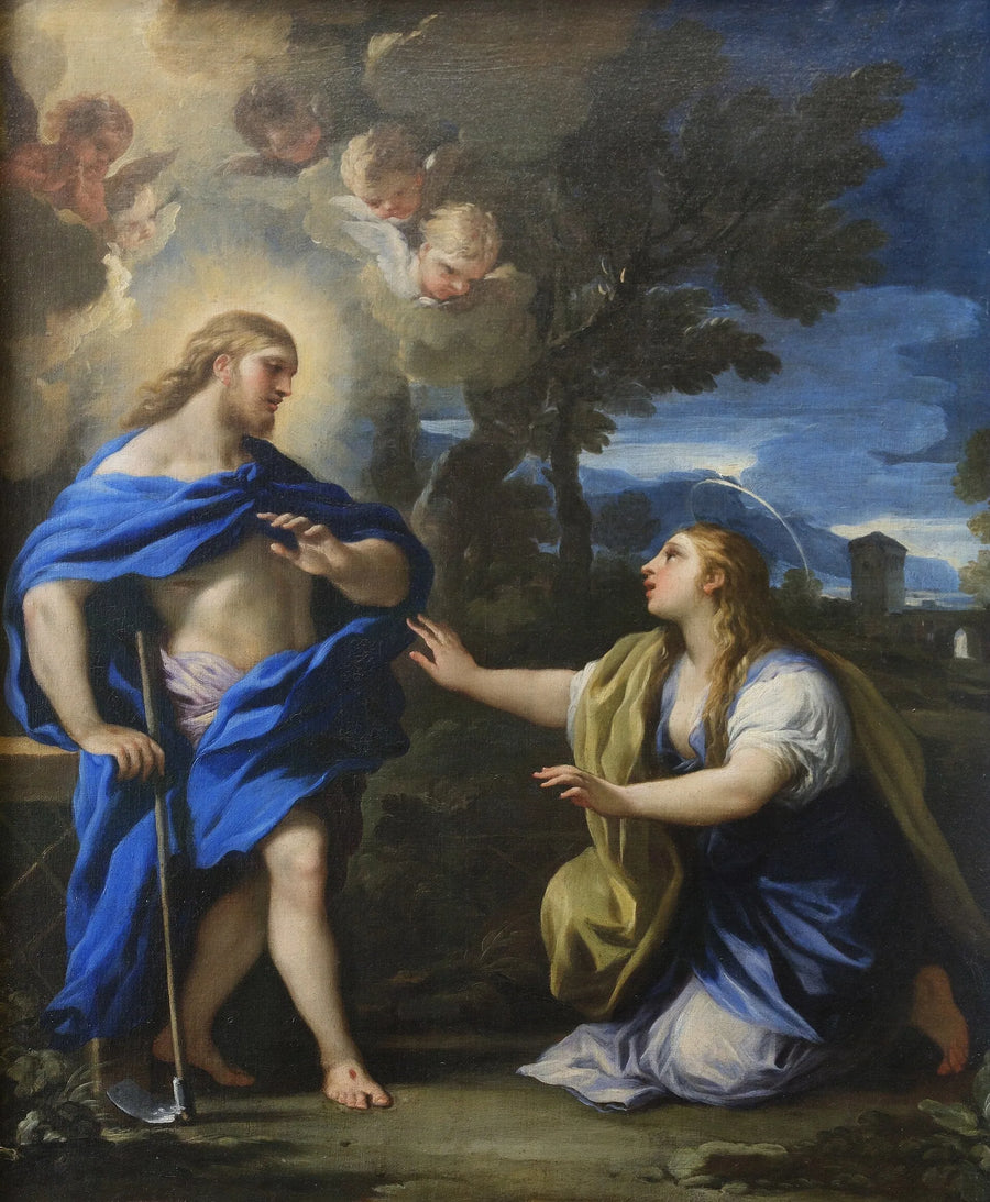 Kristus som uppenbarar sig för Maria Magdalena - Luca Giordano