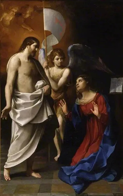 Kristus som uppenbarar sig för Jungfru Maria - Guido Reni