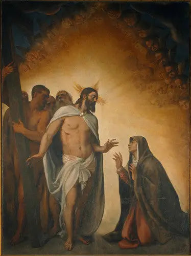 Kristus som visar sig för sin mor efter sin uppståndelse - Titian