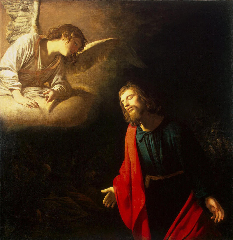 Kristus i Getsemane-trädgården (Ångest i trädgården) - Gerrit van Honthorst
