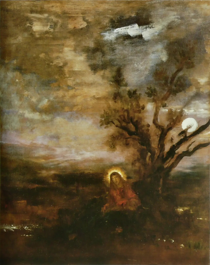 Kristus i olivträdgården - Gustave Moreau