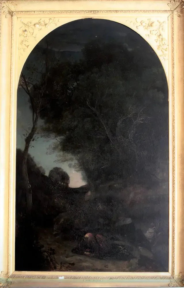 Kristus i Olivträdgården - Jean-Baptiste Camille Corot