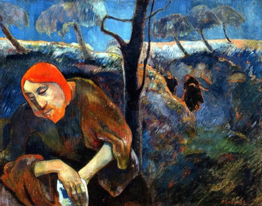 Kristus i Olivträdgården - Paul Gauguin