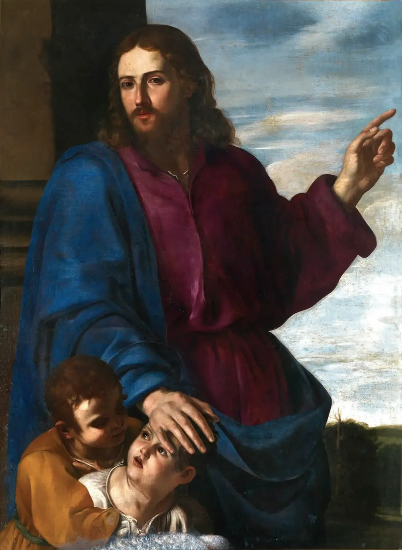 Kristus välsignande barnen - Artemisia Gentileschi