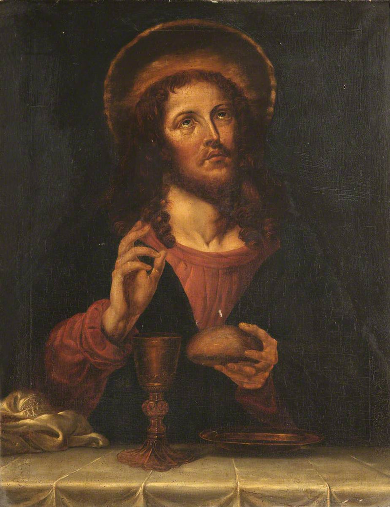 Kristus välsignande sakramenten - Carlo Dolci