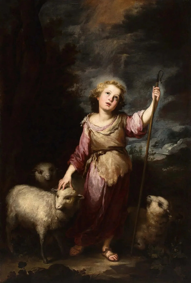 Den gode herden Kristus - Bartolomé Esteban Murillo