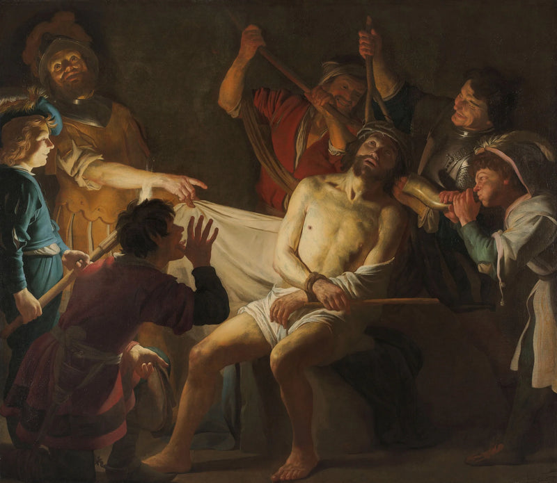 Kristus med kronor av törne - Gerrit van Honthorst