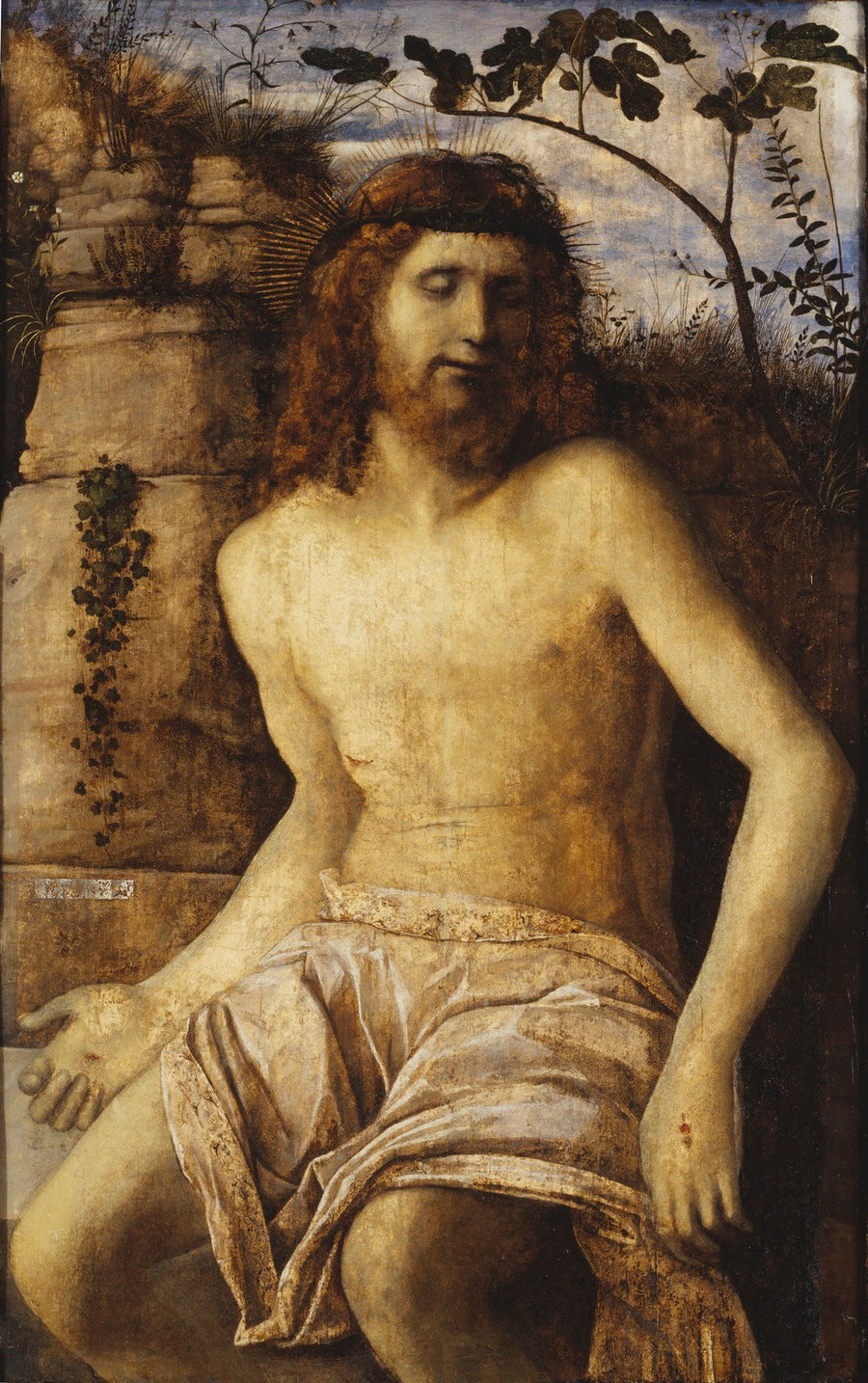 Kristus med törnekronan - Giovanni Bellini