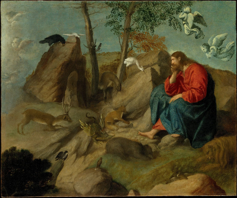 Kristus i öknen - Alessandro Bonvicino
