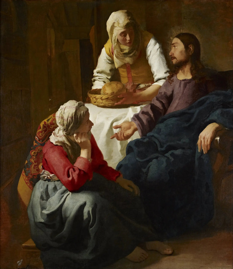 Kristus i Martas och Marias hus - Johannes Vermeer
