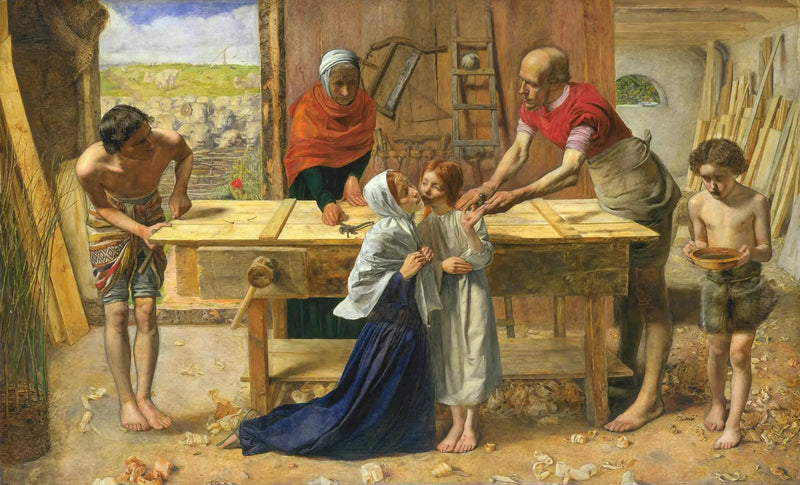 Kristus i sina föräldrars hus - John Everett Millais