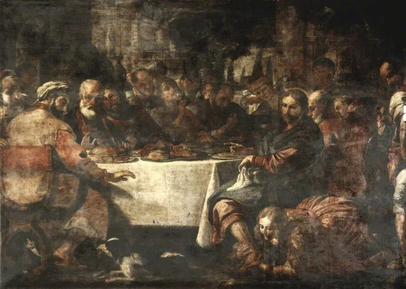 Kristus i Simons hus - Mattia Preti