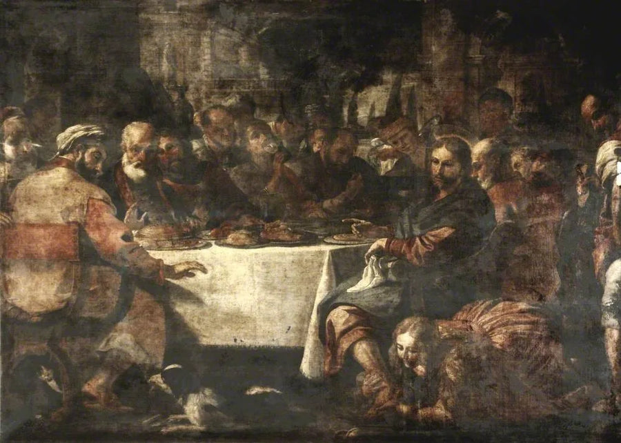 Kristus i Simons hus - Mattia Preti