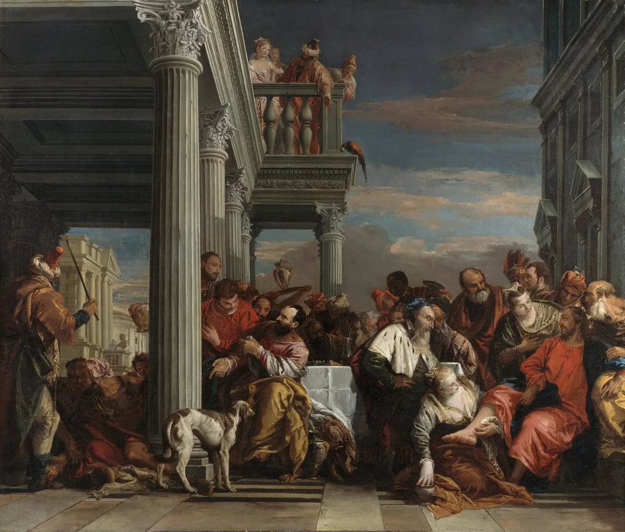 Kristus i Simon farrisiens hus - Giovanni Battista Tiepolo