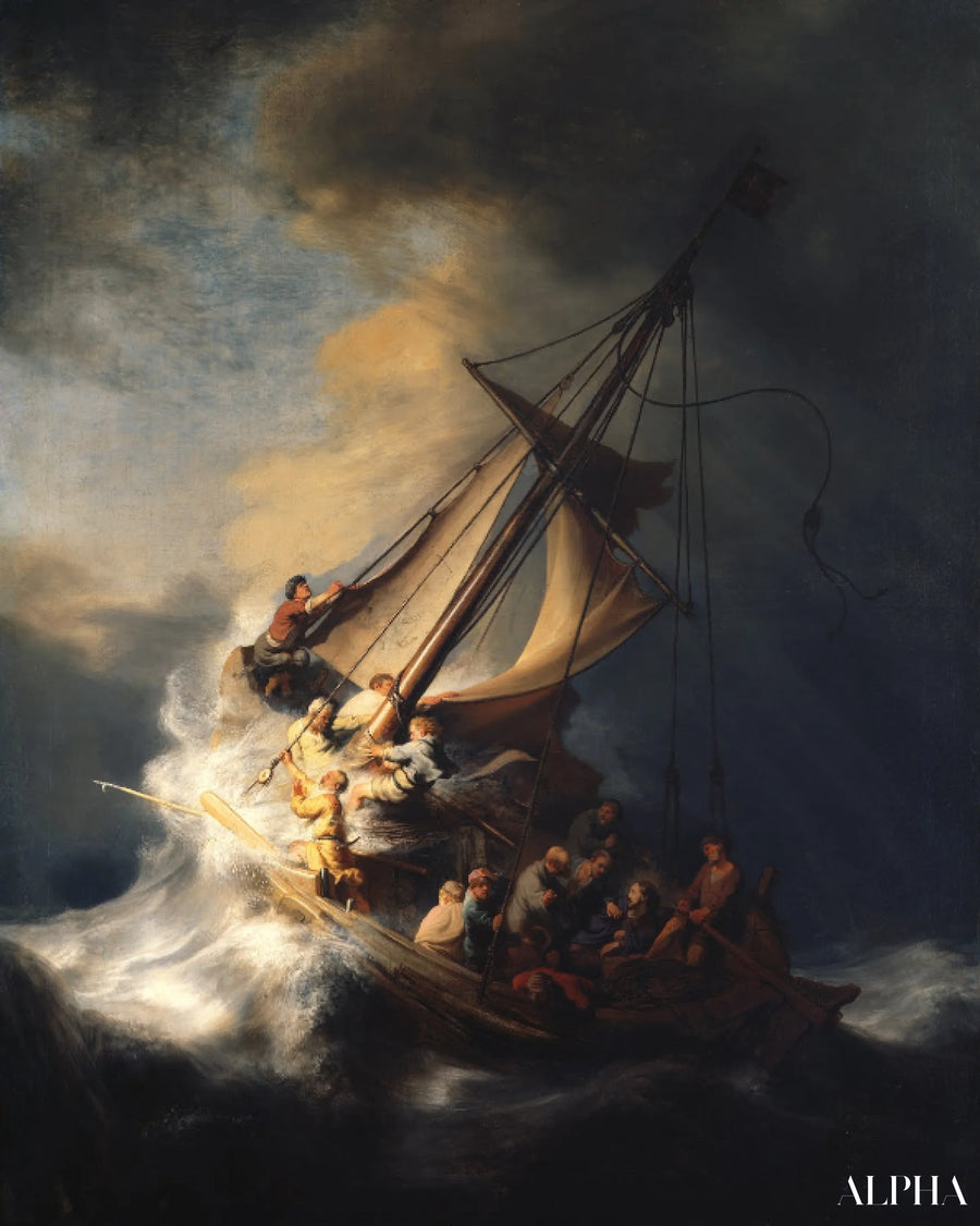 Kristus i stormen på Galileiska havet