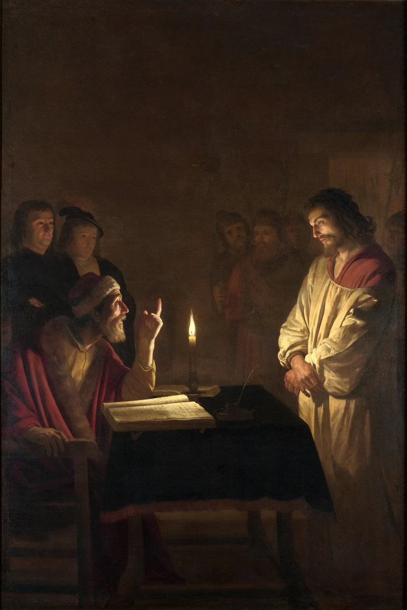 Kristus inför översteprästen - Gerrit van Honthorst