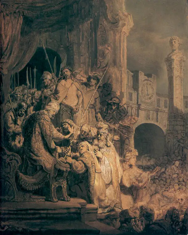 Kristus inför Pilatus (Ecce Homo) - Rembrandt