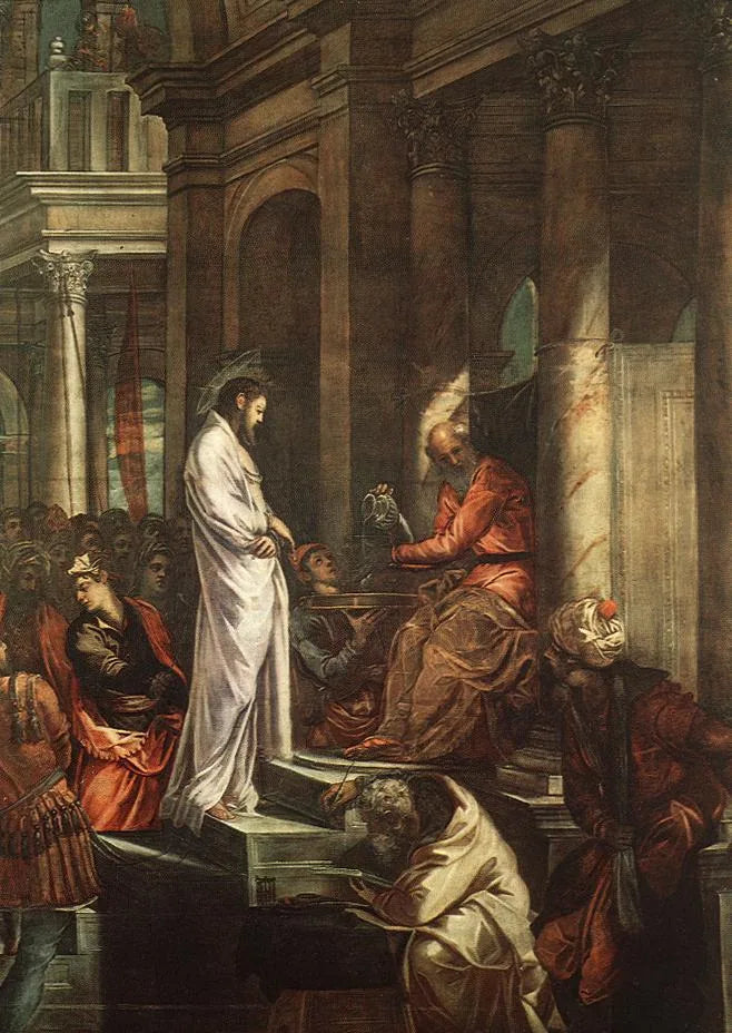 Kristus inför Pilatus - Jacopo Tintoretto