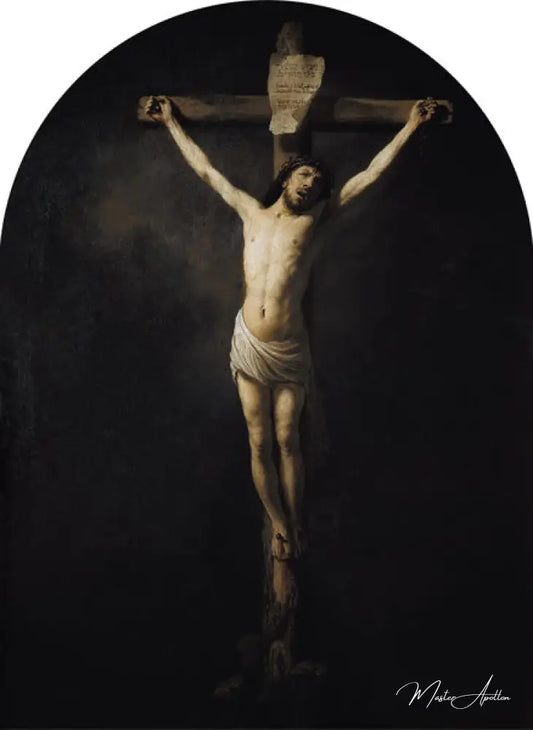 Le Christ en croix - Rembrandt van Rijn - Reproductions de tableaux et peintures haut de gamme