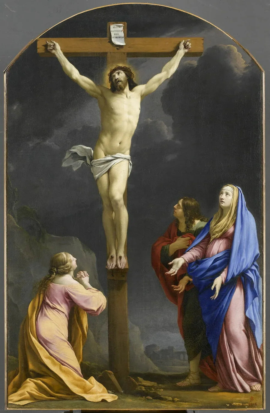 Kristus på korset - Simon Vouet