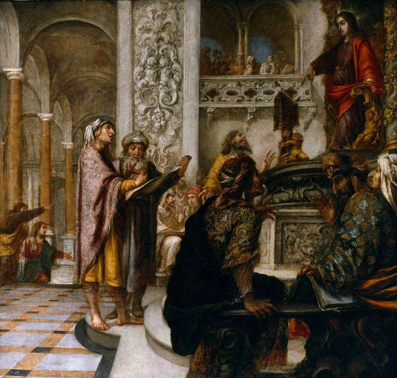 Kristus i oenighet med Doktorerna - Juan de Valdés Leal